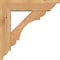 Ekena Millwork Olympic Traditional Smooth Bracket w/ Offset Brace, Western Red Cedar, 5 1/2"W x 20"D x 20"H BKT0604X20X20OLY01SWR - alternate 3